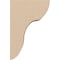 Ekena Millwork 2"W x 4"D x 6"H Classic Carmel Rough Cedar Woodgrain TimberThane Corbel, Primed Tan CORUR02X04X06CARRCPR - alternate 2